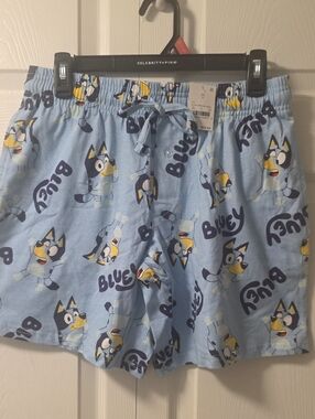 Bluey Light Blue Lounge Shorts